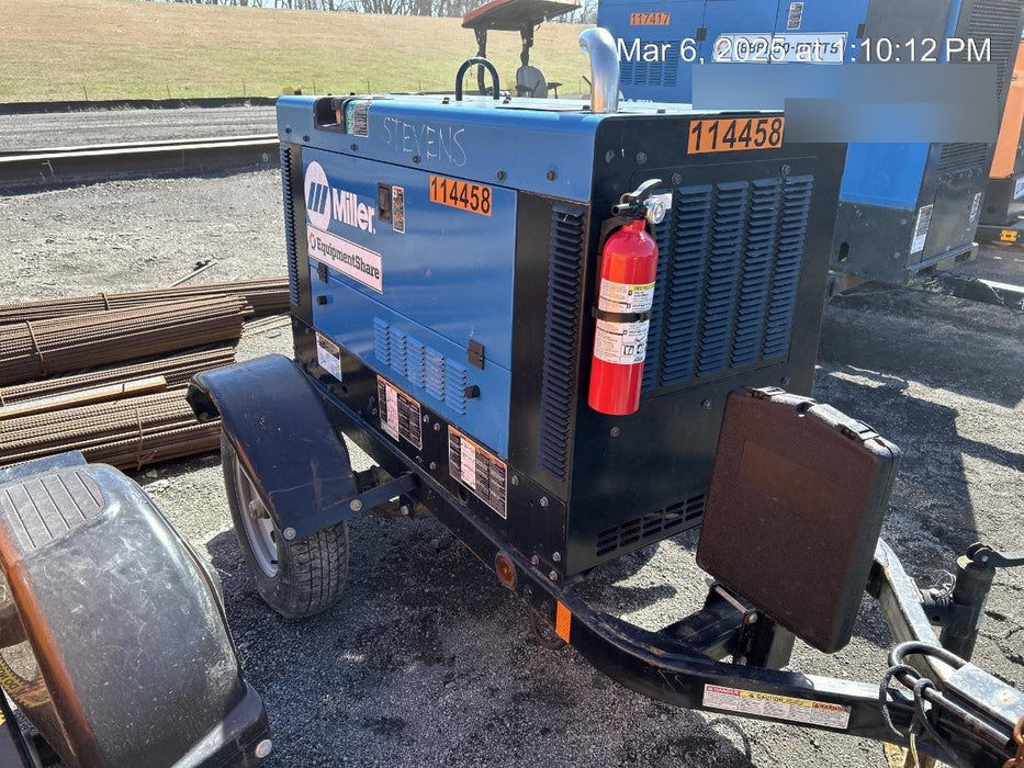 2020 Miller Electric BIG BLUE 400 Trailer Mounted Welder