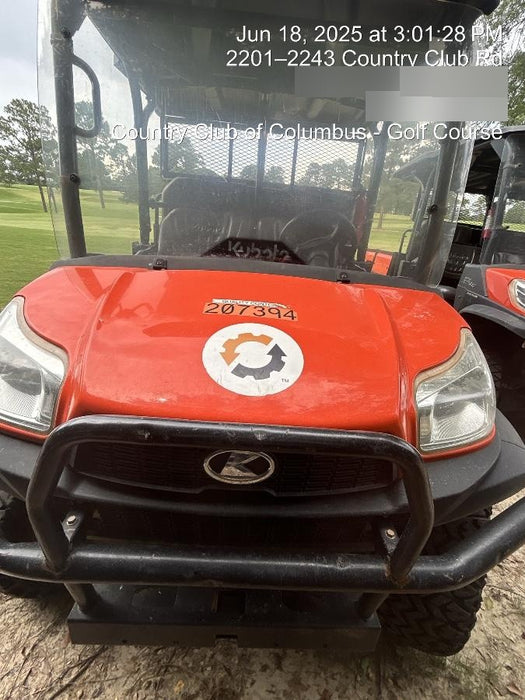 2022 Kubota RTV-X1140W-H Plastic Canopy, Windshield Acrylic Clear, LED Strobe Light, Wire Harness Kit, Back up Alarm
