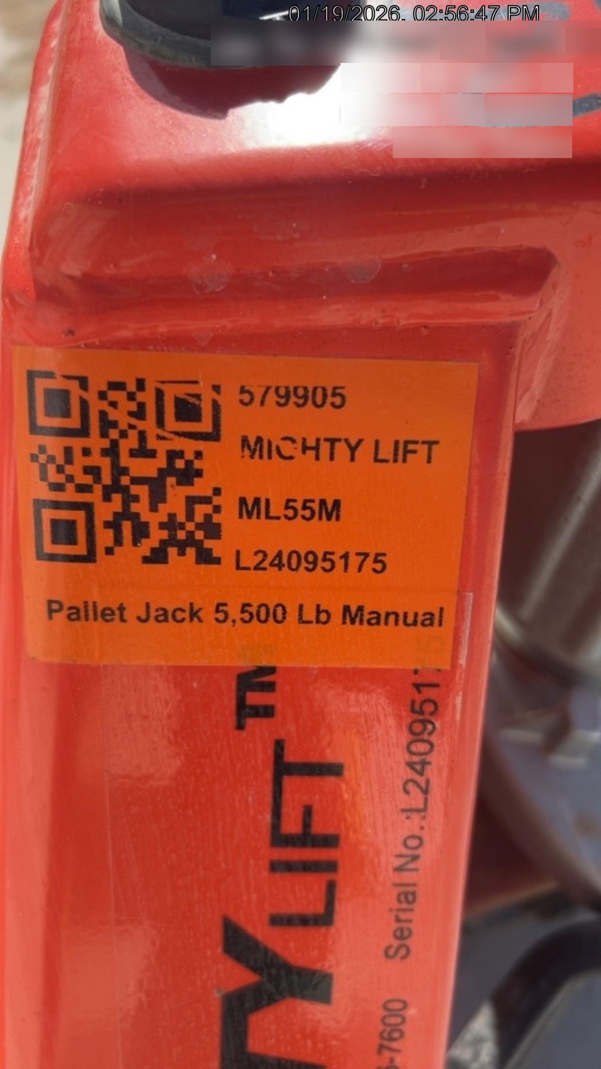 2025 MIGHTY LIFT ML55M