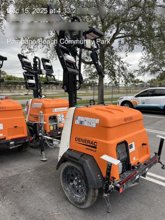 2025 Generac MLTS-4 Diesel, Mitsubishi L2E, 7.1 hp @1800 rpm, Flex Switch 120V Input, Powerzone Controller, (4) 320W LED Lights, 4kW Generator, 39.9 Gal Fuel Tank, 2" Ball, T3, ES Decals