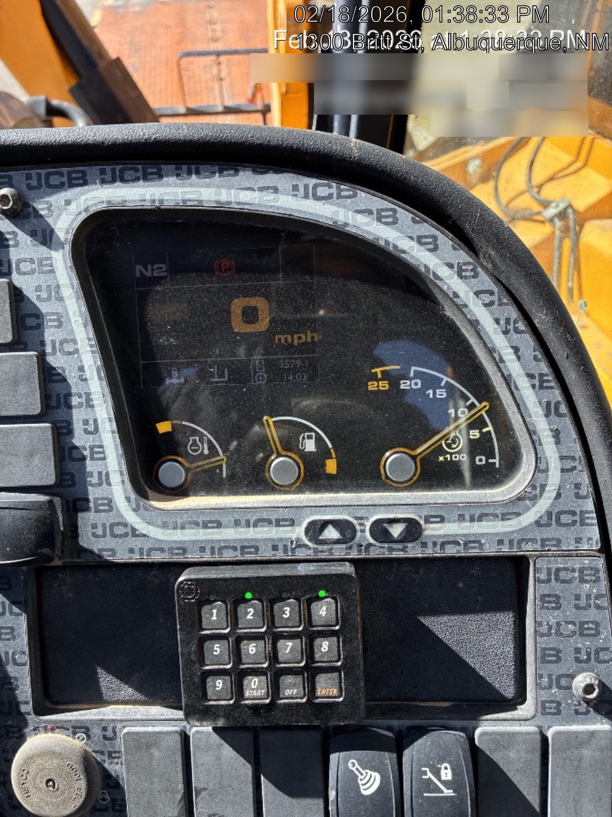 2020 JCB 512-56 Canopy, 74 HP, Solid Tires, STD Worklight, Beacon, Aux Hydraulics, Lifting Eye, Backup Alarm w/72" Carriage, 60" Forks