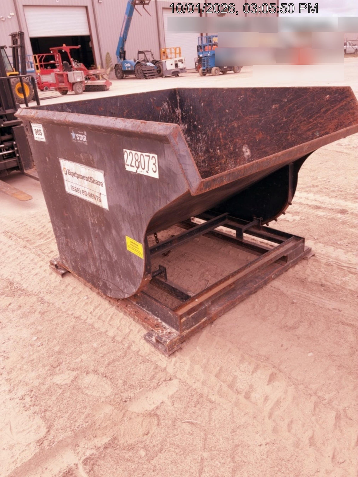 2022 STAR INDUSTRIES M-1820 - Self-Dump Hopper