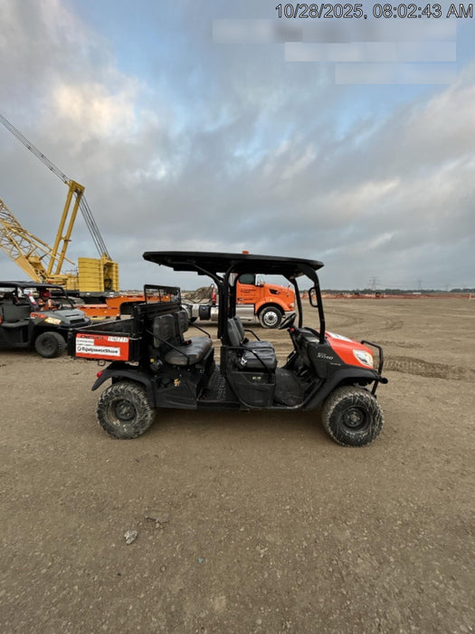 2022 Kubota RTV-X1140W-H Plastic Canopy, Windshield Acrylic Clear, LED Strobe Light, Wire Harness Kit, Back up Alarm