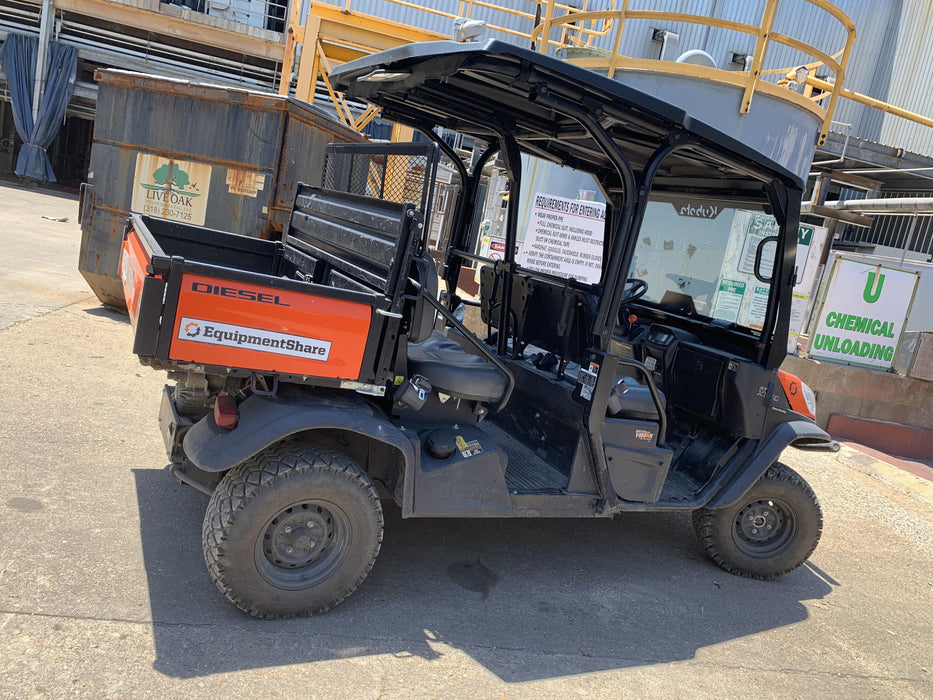 2019 Kubota RTV-X1140W-H 4wd Utility Cart, LED Strobe, Windshield Tempered Glass, Plastic Canopy, Wire Harness Kit, Backup Alarm