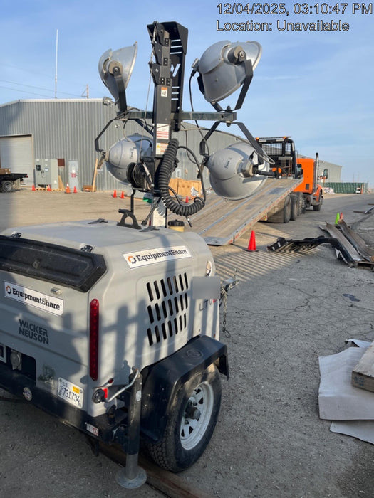 2019 Wacker Neuson LTV6L-MH Wacker Neuson LTV6L Mobile Light Tower w/Fuel Level Sensor Installed