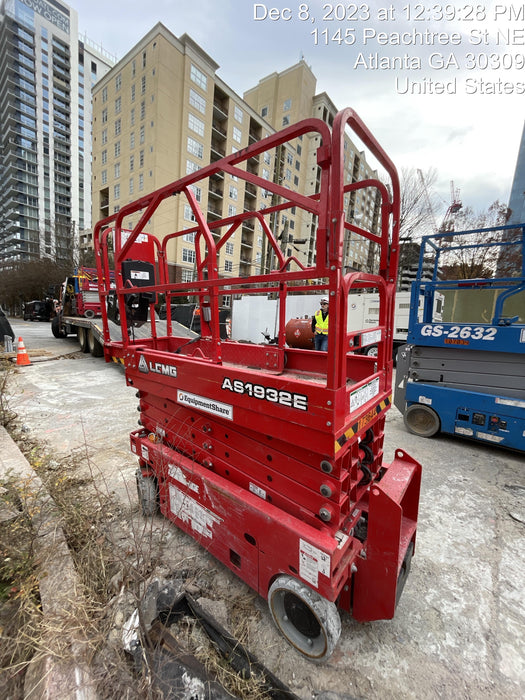 2021 Lgmg AS1932E Electric Drive, Solid Non Marking Tires, Dual Beacons