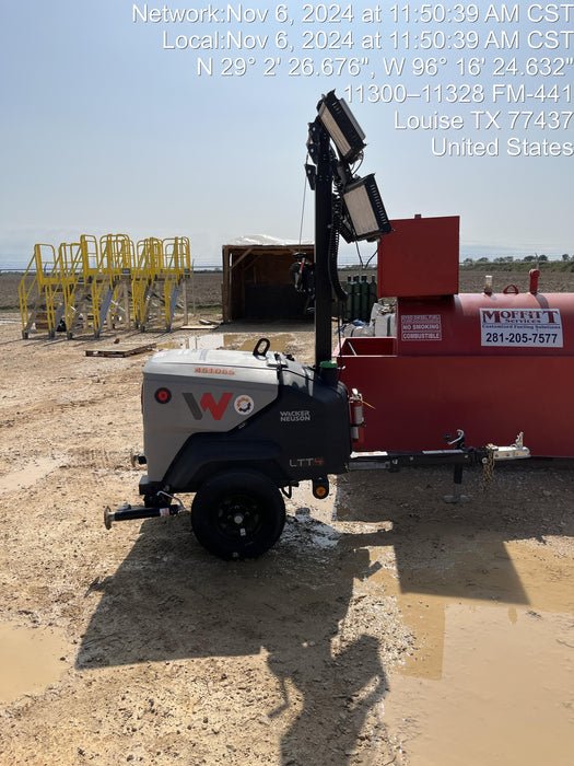 2024 Wacker Neuson LTT4 Diesel, Kohler KDW702, Deep Sea Controller, Auto Start, LED 320W, Bypass Outlet, T3