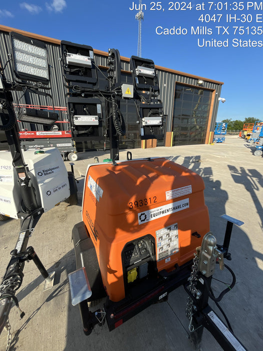2024 Generac MLT2 Diesel, Flex Switch 120V Input, Powerzone Controller, 
(4) 320W LED Lights, 4kW Generator, 39.9 Gal Fuel Tank, 2" Ball, T3