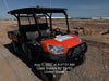 2021 Kubota RTV-X1140W-H Plastic Canopy, Windshield Acrylic Clear, LED Strobe Light, Wire Harness Kit, Back up Alarm