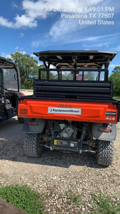 2022 Kubota RTV-X1140W-H Plastic Canopy, Windshield Acrylic Clear, LED Strobe Light, Wire Harness Kit, Back up Alarm