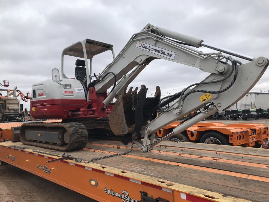 2019 Takeuchi TB260 Takeuchi TB260 Canopy w/Rubber Tracks, Auxiliary Hydraulics, Standard Blade, Manual QC