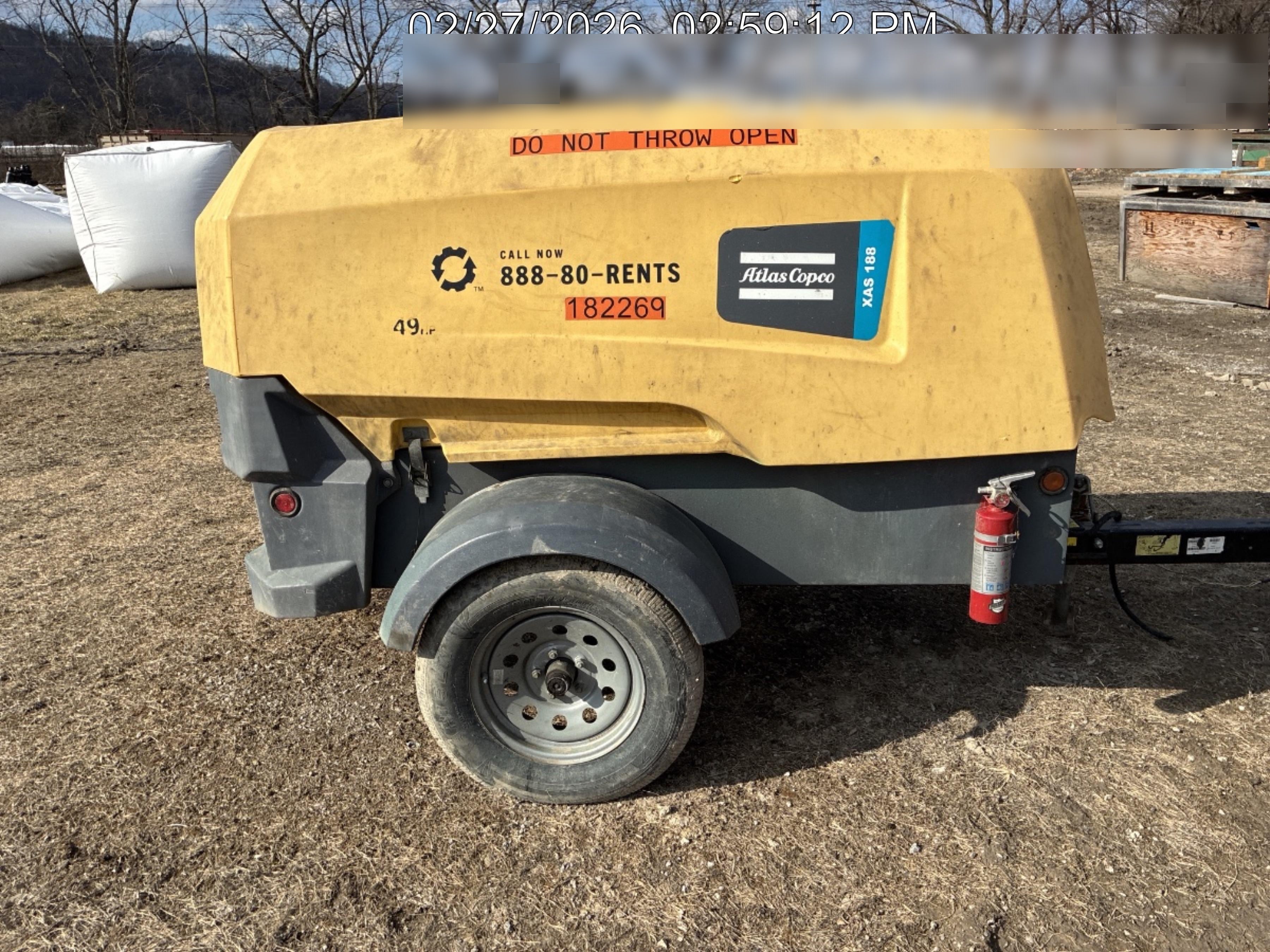 2021 ATLAS COPCO XAS188 CWK