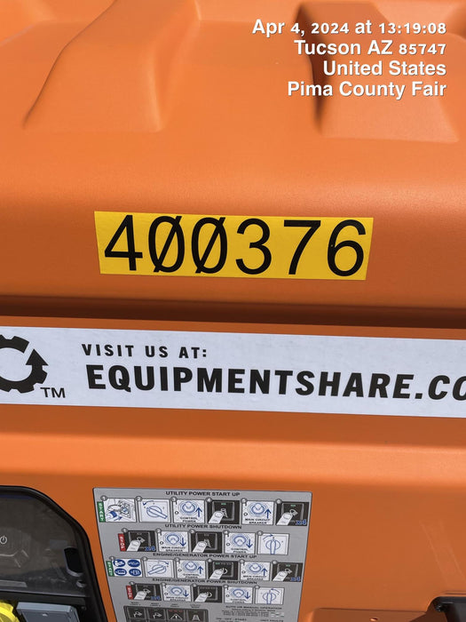 2024 Generac MLT2 Diesel, Flex Switch 120V Input, Powerzone Controller, 
(4) 320W LED Lights, 4kW Generator, 39.9 Gal Fuel Tank, 2" Ball, T3