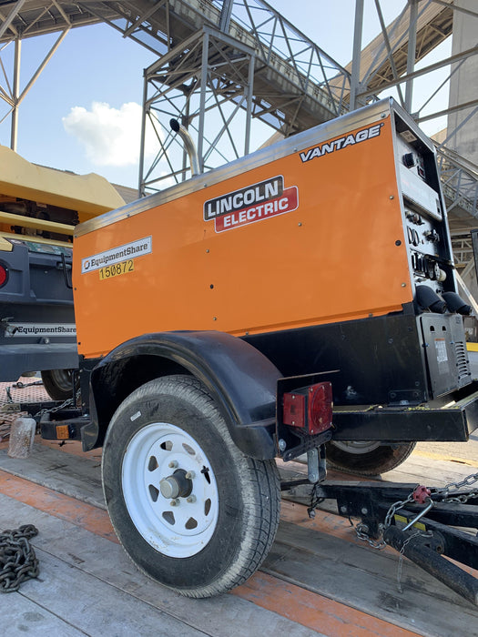 2022 Lincoln Electric LE400 Kubota V1505, Trlr, Cable Rack, Light Kit, ES Decals, T3