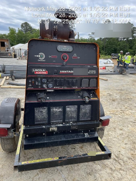 2021 Lincoln Electric Vantage 549X Ready Pak 3, ORANGE (includes trailer, cable rack, fender light kit)