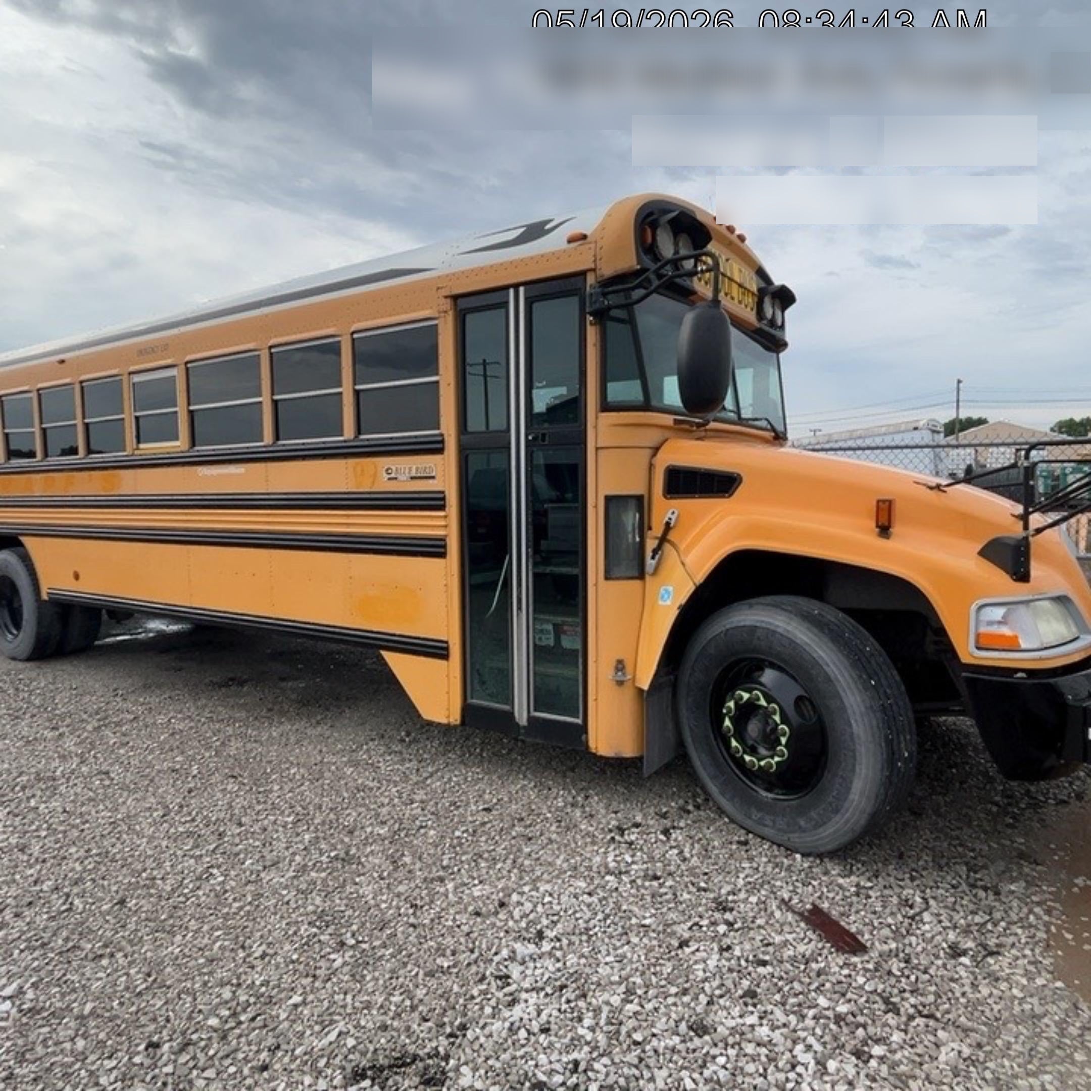 2012 BLUE BIRD 72 Passenger Bus