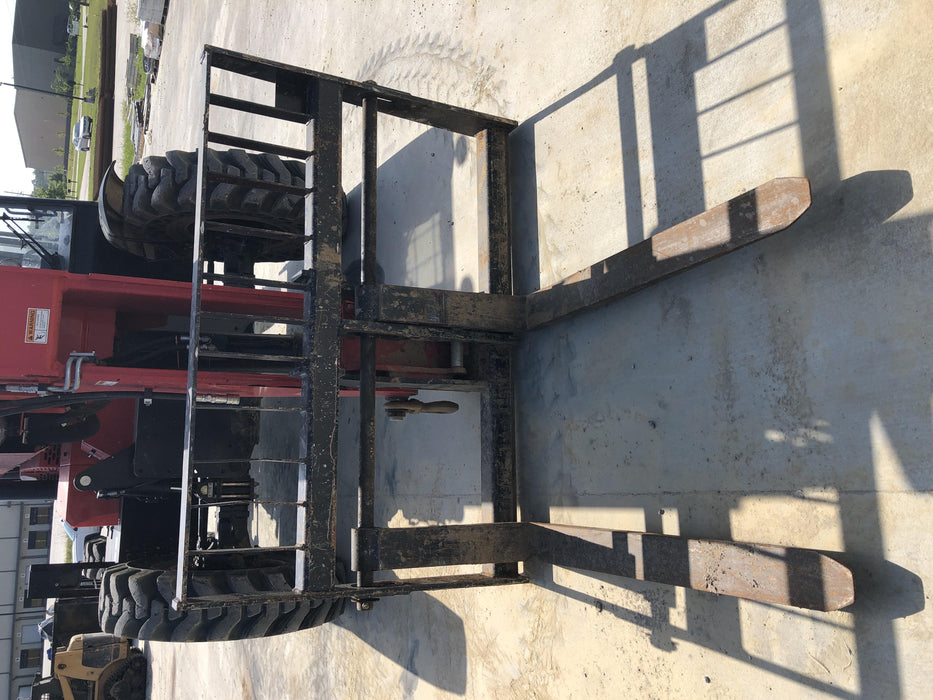 2020 Manitou MTA8044 74hp T4F, Cab/Heat/Air, Cab and Boom LED work lights, Auxiliary Hydraulics, Solid Tires, Amber strobe, Lift Hook w/66" Carriage, 60" Forks