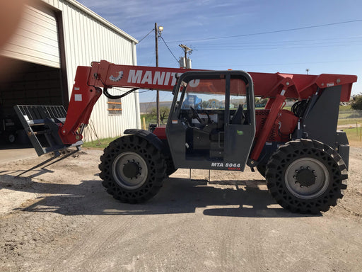 2019 Manitou MTA8044 Manitou MTA8044 - 74 HP T4, Canopy, Worklights/Strobe, Beacon, 66" Carriage, 48" Forks, Solid Tires, Lift Hook, Aux Hydraulics