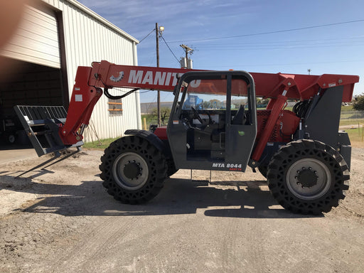 2019 Manitou MTA8044 Manitou MTA8044 - 74 HP T4, Canopy, Worklights/Strobe, Beacon, 66" Carriage, 48" Forks, Solid Tires, Lift Hook, Aux Hydraulics