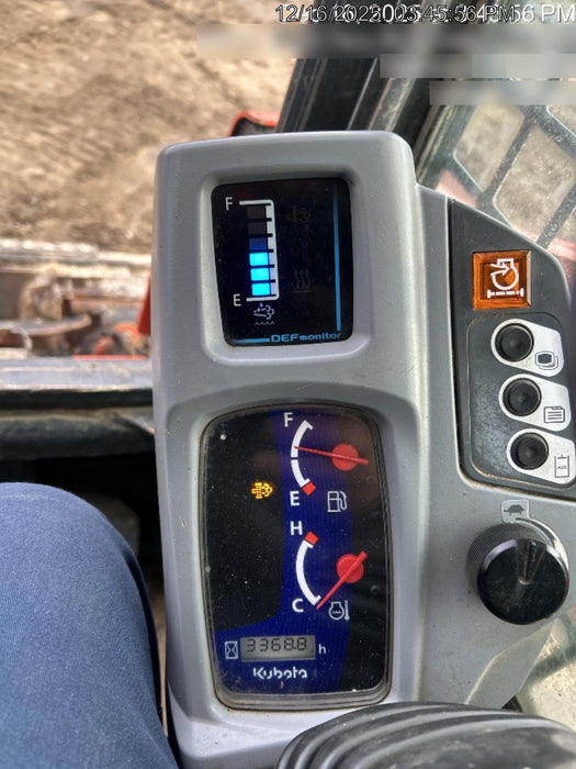 2020 Kubota SVL95-2SHC Cab, Rubber Tracks, Hydraulic Quick Coupler