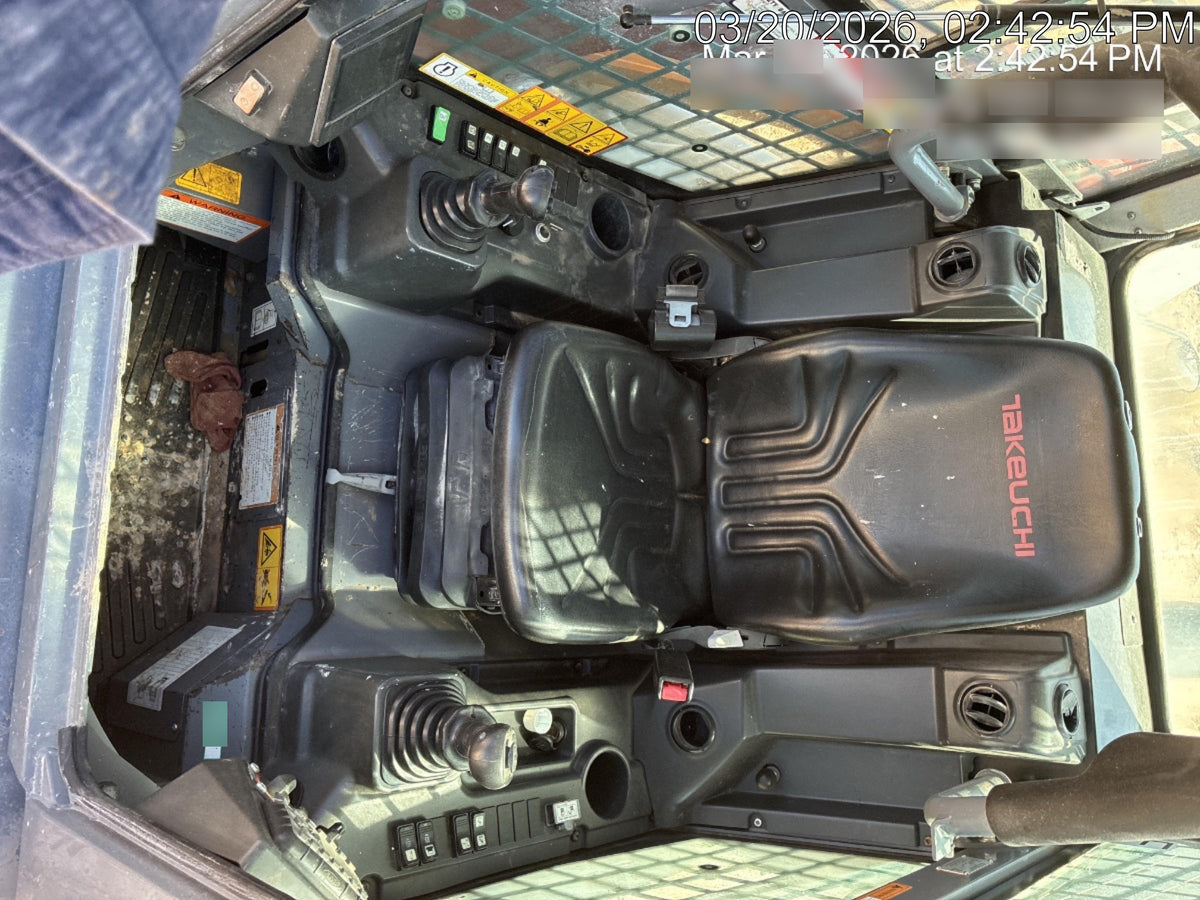 2020 Takeuchi TL12R2-CR Cab/Heat/Air, Hydraulic QC