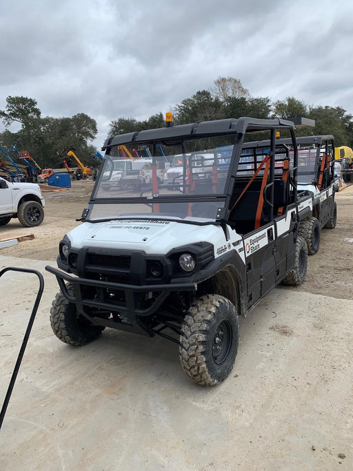 2022 Kawasaki Mule PRO-DXT Standard Options, Backup Alarm, Beacon, Plastic Hard Top, Poly Windshield, Horn Kit