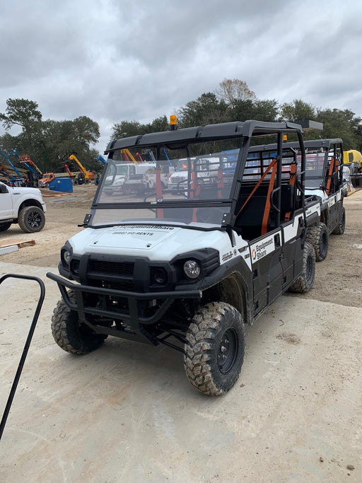 2022 Kawasaki Mule PRO-DXT Standard Options, Backup Alarm, Beacon, Plastic Hard Top, Poly Windshield, Horn Kit