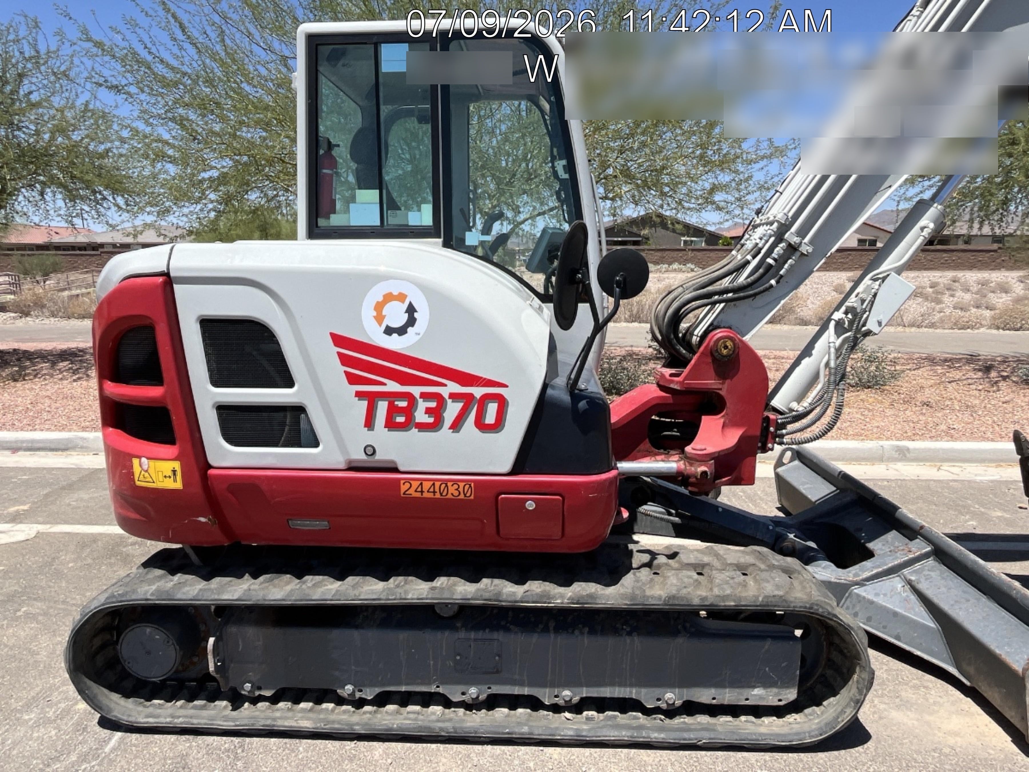 2021 TAKEUCHI TB370CR