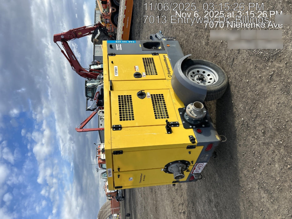 2021 ATLAS COPCO PAS 100 HF CS Enclosed