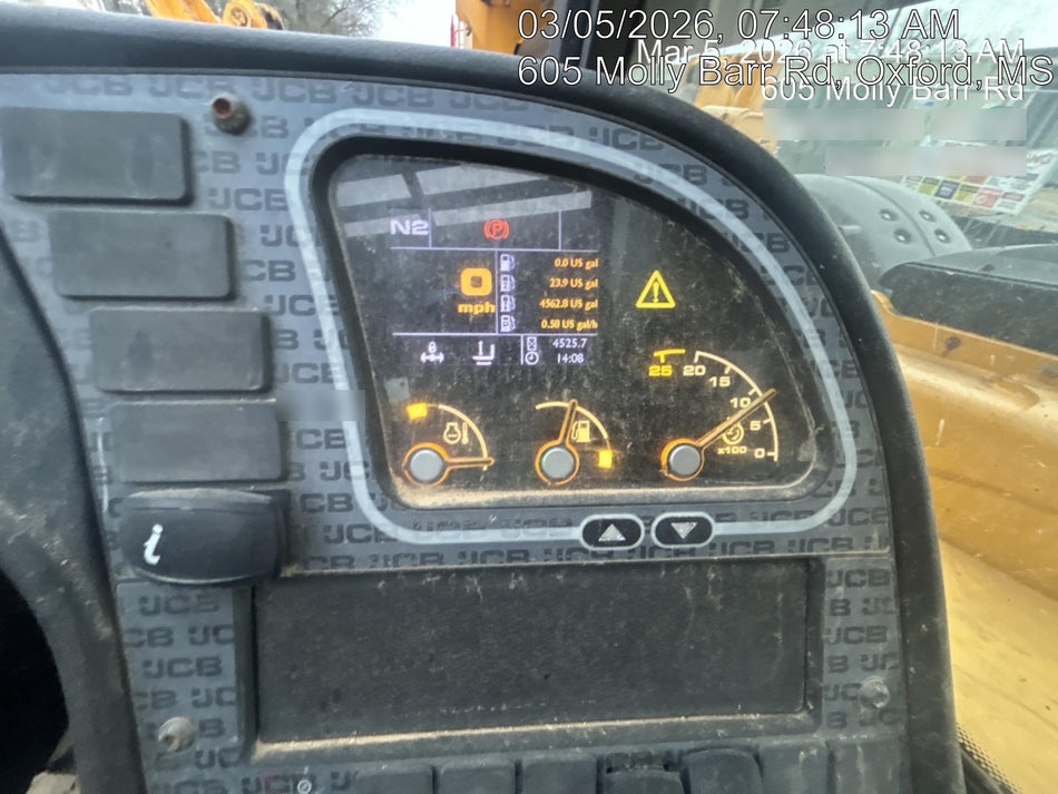 2019 JCB 510-56 Open ROPS, 74 HP, Solid Tires, Worklights, Beacon, Aux Hydraulics, Lifting Eye, 60" Carriage/60" Forks