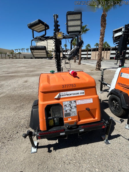 2023 Generac MLT2 Diesel, Flex Switch 120V Input, Powerzone Controller, 
(4) 320W LED Lights, 4kW Generator, 39.9 Gal Fuel Tank, 2" Ball, T3