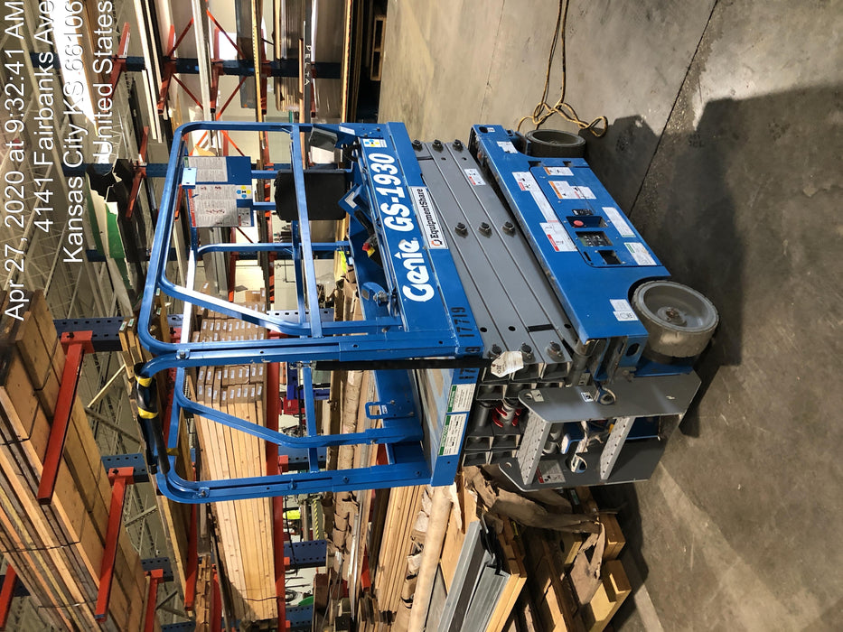 2018 Genie GS-1930 Genie GS-1930 w/Fixed Rail, Chain Entry