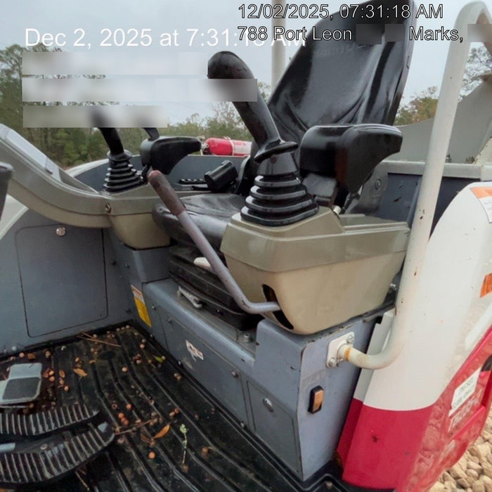 2020 Takeuchi TB235-2R Canopy, Rubber Tracks, Manual TAG QC