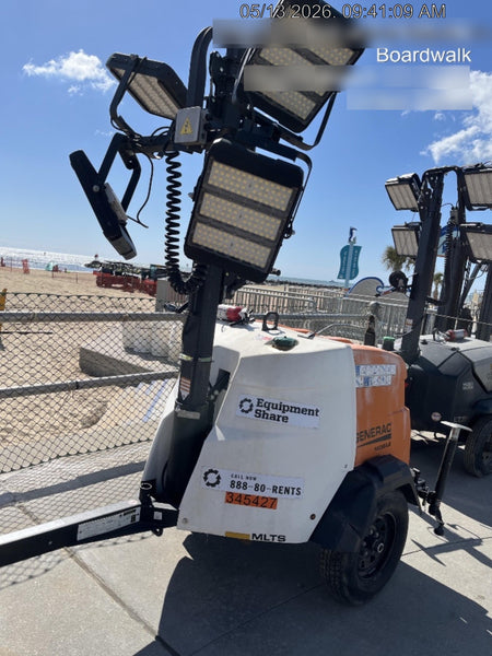 2023 Generac MLT2 Diesel, Flex Switch 120V Input, Powerzone Controller, (4) 320W LED Lights, 4kW Generator, 39.9 Gal Fuel Tank, 2" Ball, T3