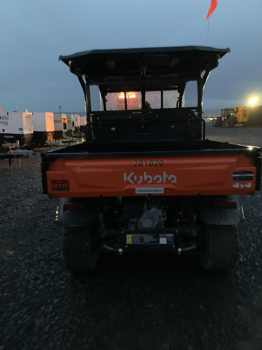 2022 Kubota RTV-X1140W-H Plastic Canopy, Windshield Acrylic Clear, LED Strobe Light, Wire Harness Kit, Back up Alarm