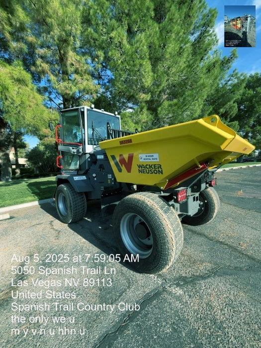 2025 WACKER NEUSON DV605 Cab Turf Tires