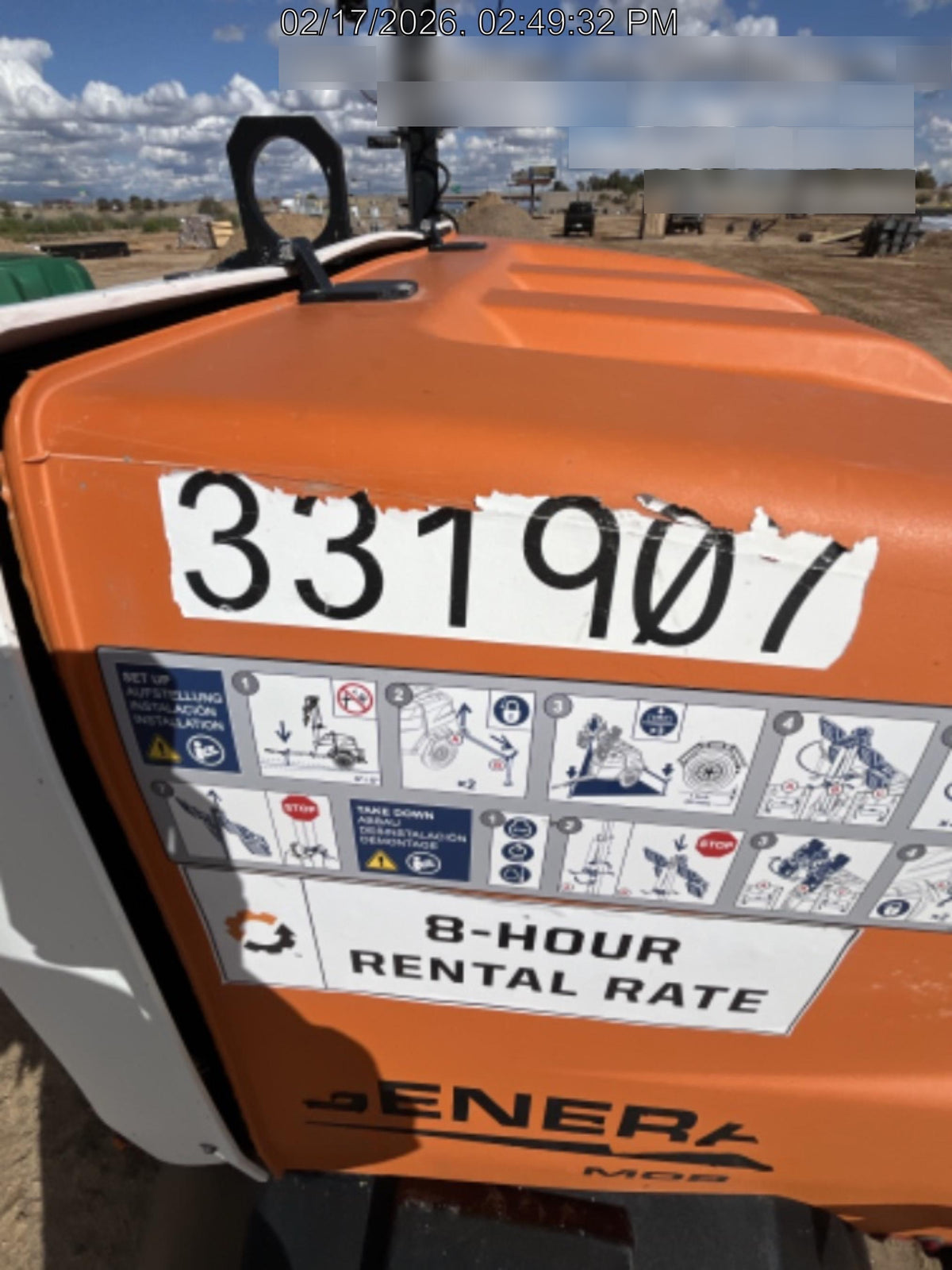 2023 Generac MLT2 Diesel, Flex Switch 120V Input, Powerzone Controller, (4) 320W LED Lights, 4kW Generator, 39.9 Gal Fuel Tank, 2" Ball, T3