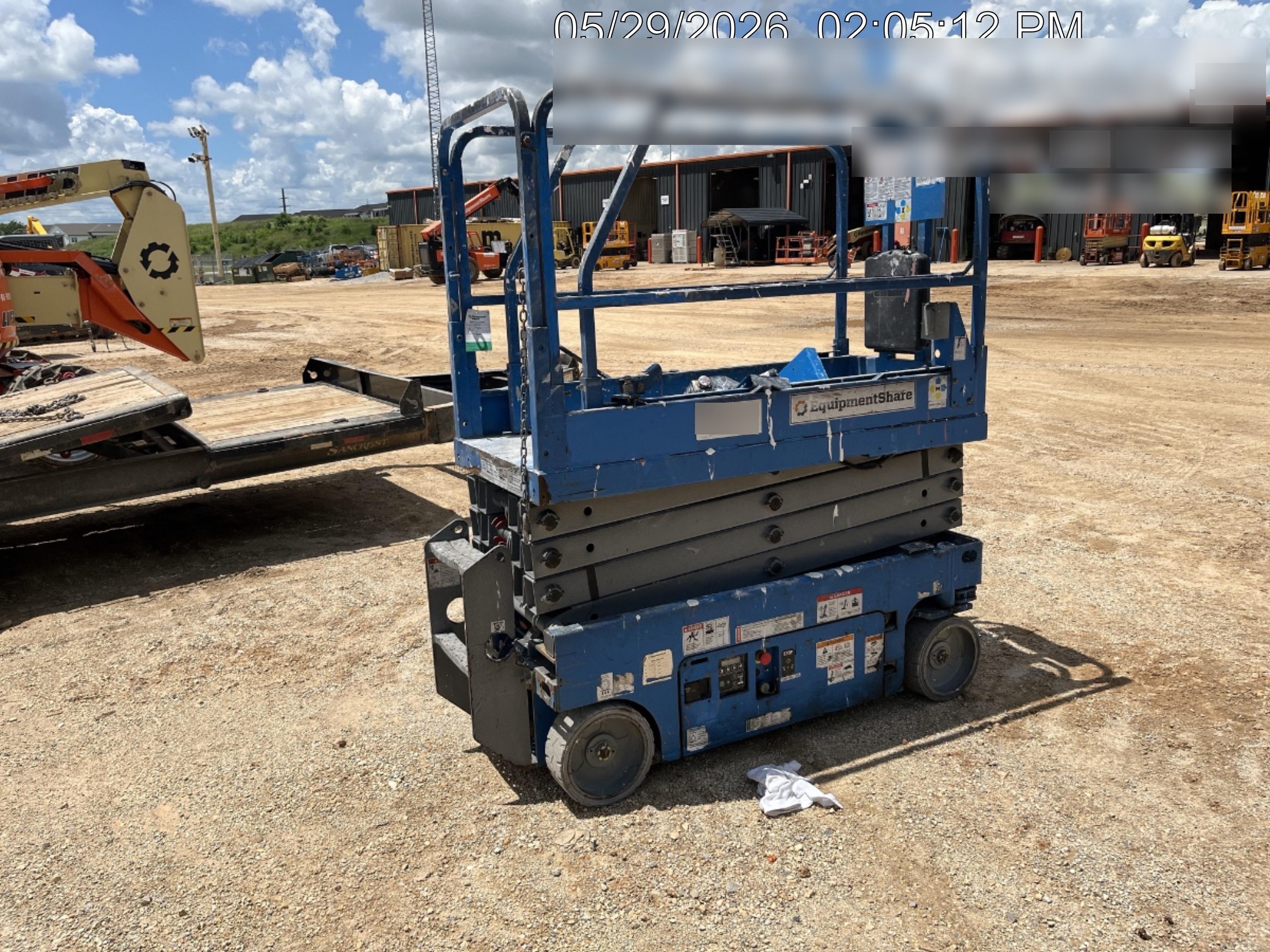 2019 Genie GS-1930 Fixed Rails with Chain Entry