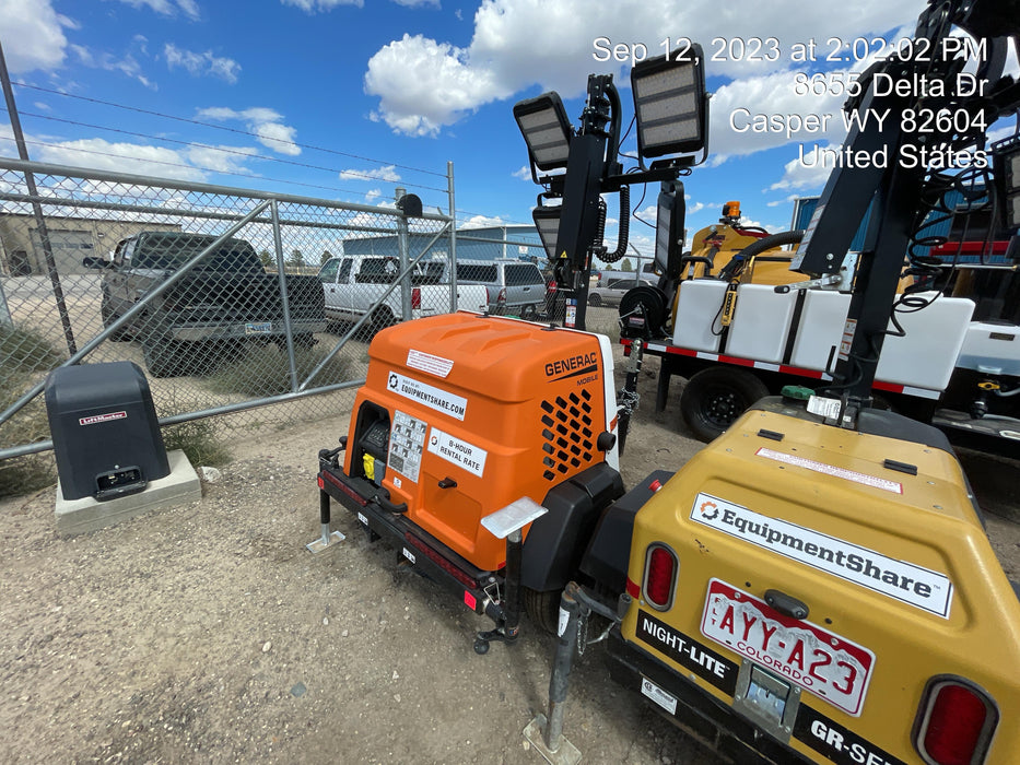 2023 Generac MLT2 Diesel, Flex Switch 120V Input, Powerzone Controller, (4) 320W LED Lights, 4kW Generator, 39.9 Gal Fuel Tank, 2" Ball, T3