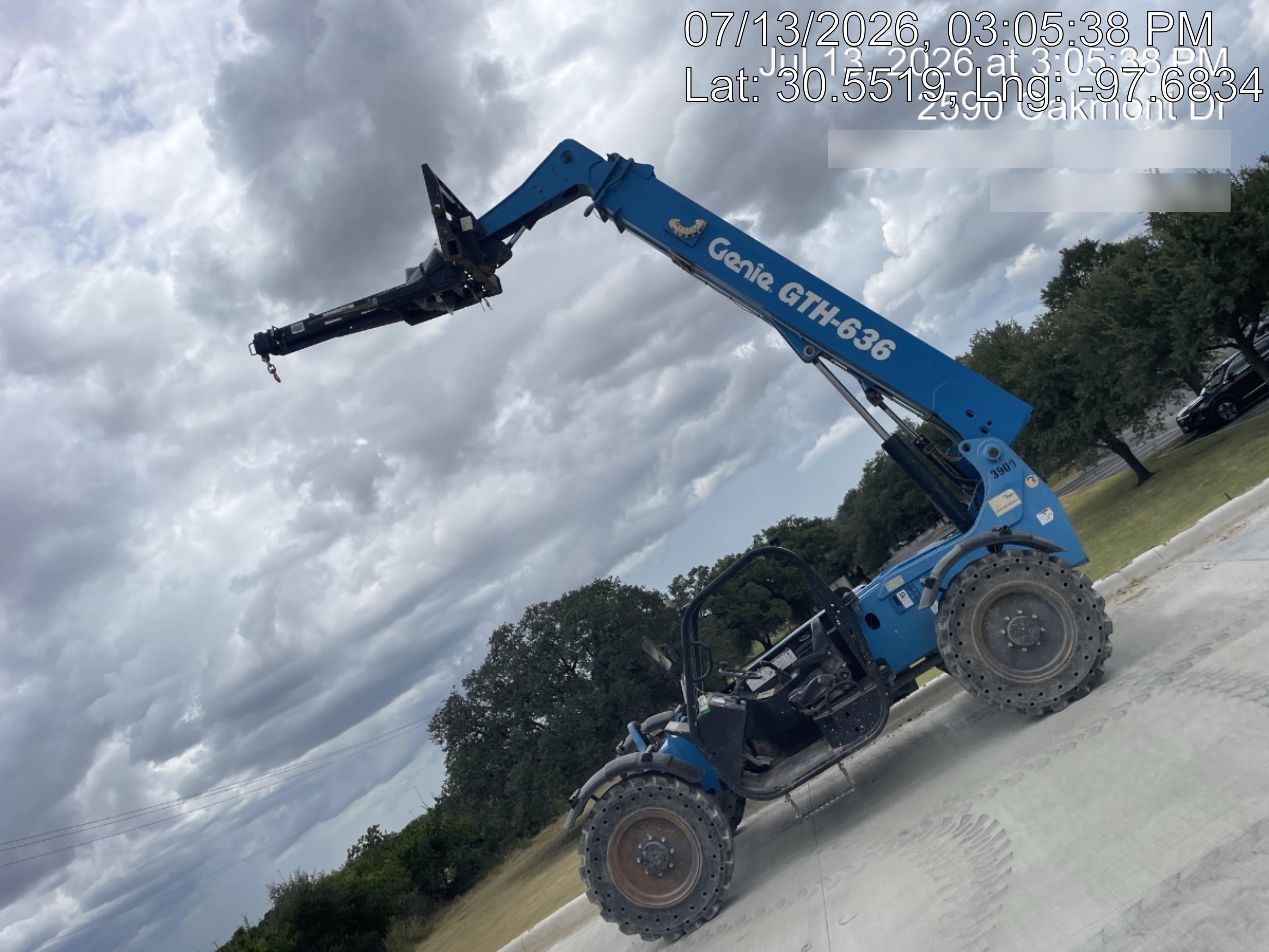 2017 Genie GTH-636 Genie GTH636, Foam Filled Tires, 48" carriage
