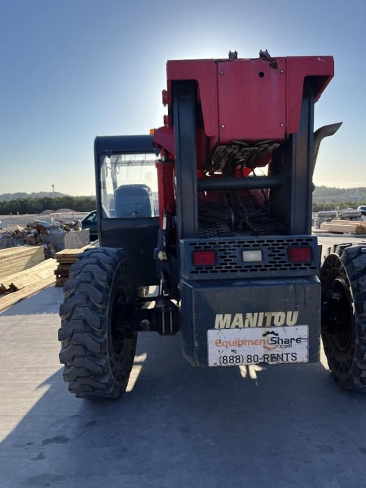 2018 Manitou MTA10055 Manitou MTA 10055 w/Cab/Heat/AC, Work Lights/Strobe, Aux Hyd, Solid Tires, Lift Hook, 66" Carriage, 60" Forks