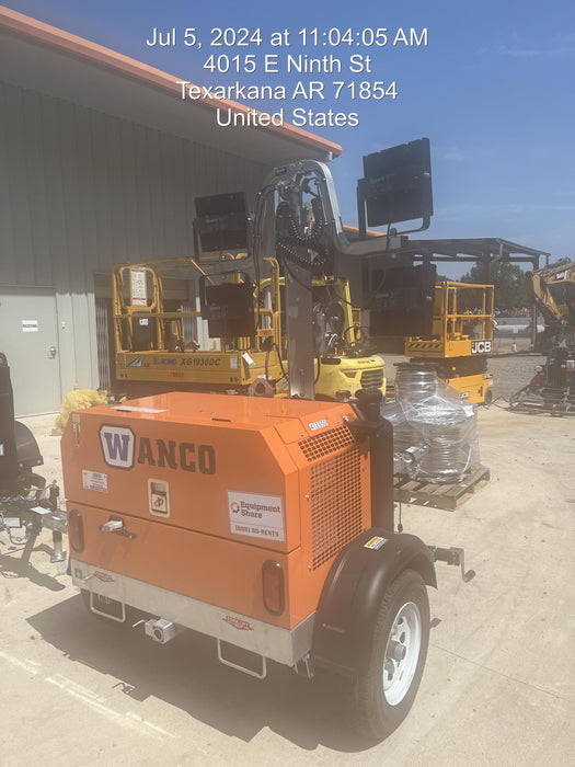 2024 Wanco WLTT-4MM4K Diesel, Deep Sea Controller, Shore Power Plug, Auto Start, (4) 350W LED Floodlights, 4kW Generator, 60 Gal Fuel Tank, 2" Ball, T3