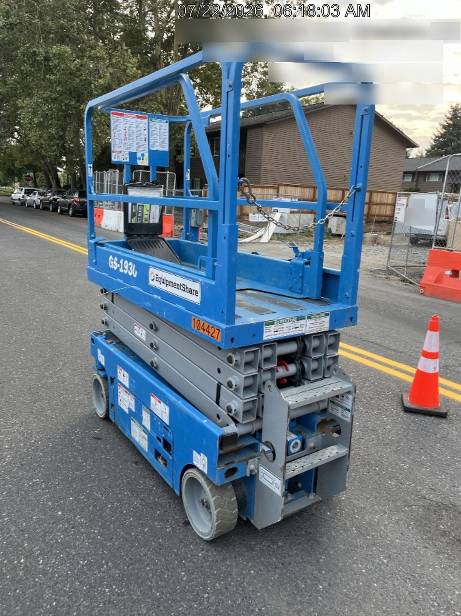 2020 Genie GS-1930 Standard Machine, 800W Inverter