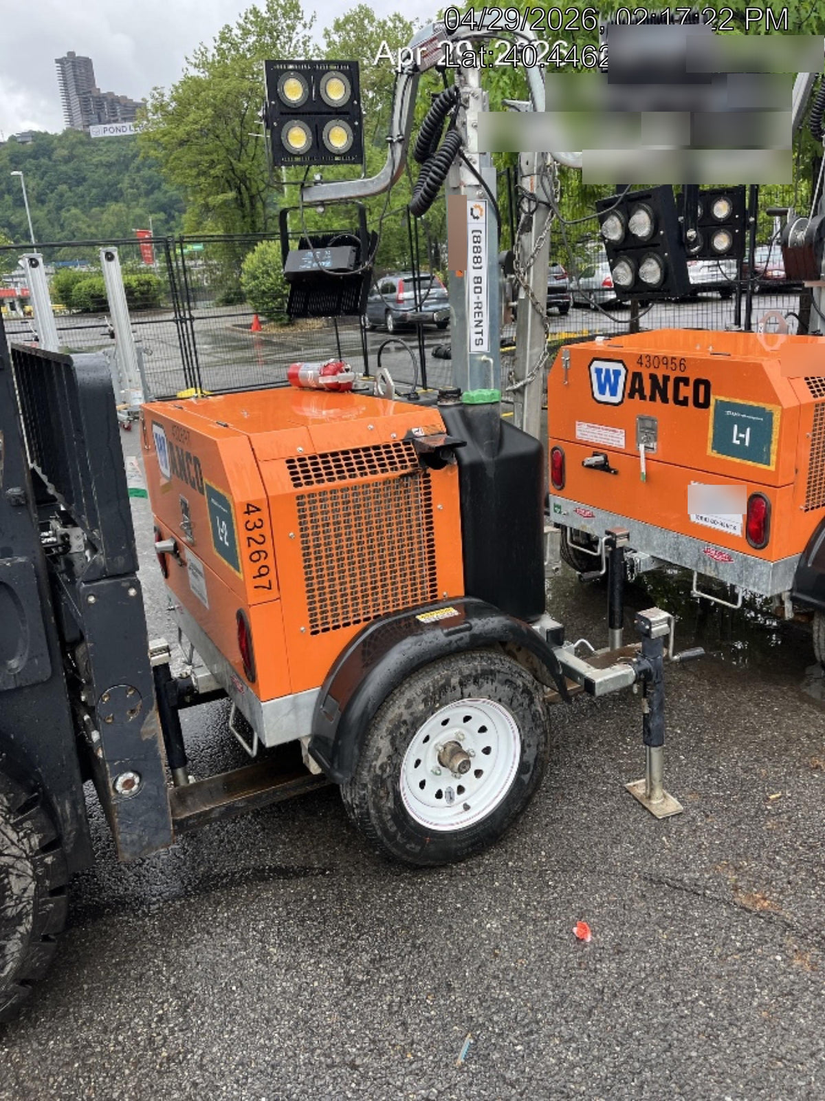 2024 Wanco WLTT-4MM4K Diesel, Deep Sea Controller, Shore Power Plug, Auto Start, (4) 350W LED Floodlights, 4kW Generator, 60 Gal Fuel Tank, 2" Ball, T3