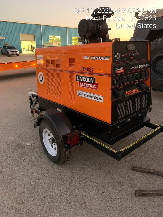 2022 Lincoln Electric Vantage 549X Crosslink Technology, Trailer Mounted, ES Decals, T3