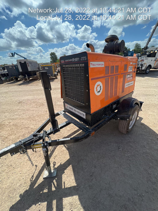 2021 Lincoln Electric Vantage 549X Ready Pak 3, ORANGE (includes trailer, cable rack, fender light kit)