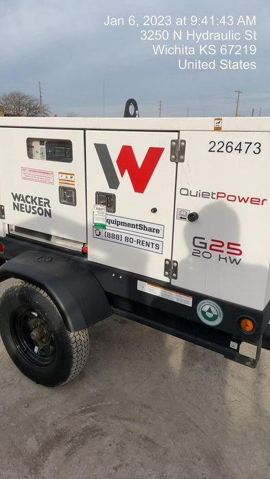 2022 WACKER NEUSON G25