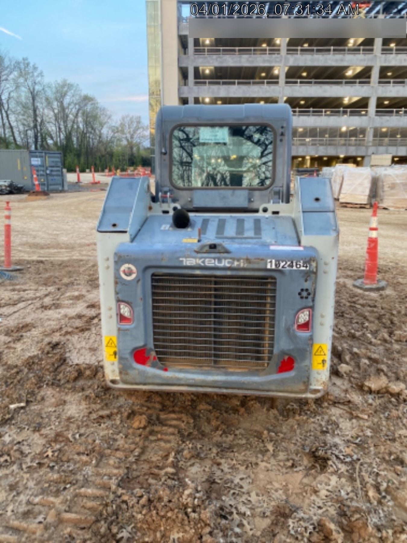2020 Takeuchi TL8R2-CR Cab/Heat/Air, 74hp, Hydraulic QC