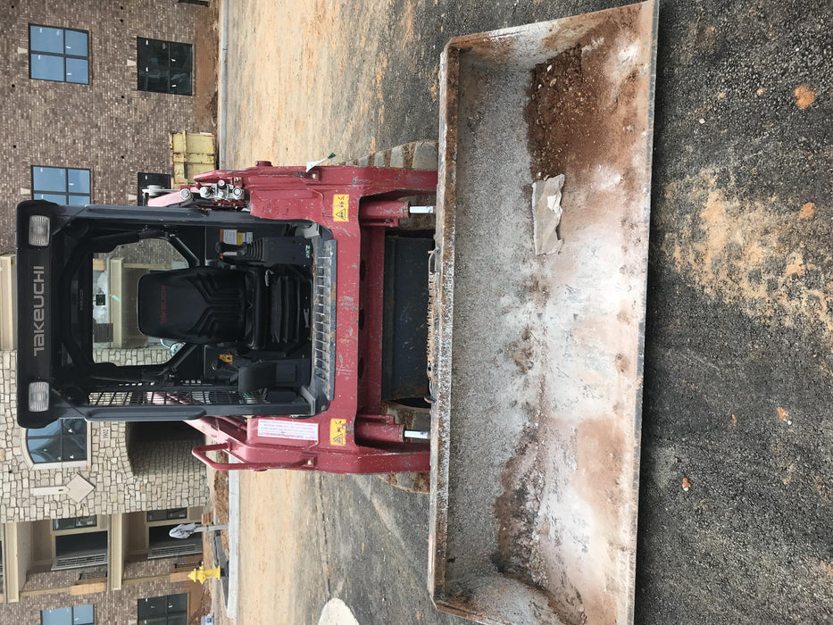 2019 Takeuchi TL8 Radial ROPS, ROPS/FOPS Canopy, 15" Wide Rubber Tracks, Back-up Alarm, Front & Rear Working Lights, Auxiliary Hydraulics, Two-Speed Travel, Electronic Monitoring System 76" HD Dirt Bucket with 8 Teeth, 20.3 cubic feet Capacity
