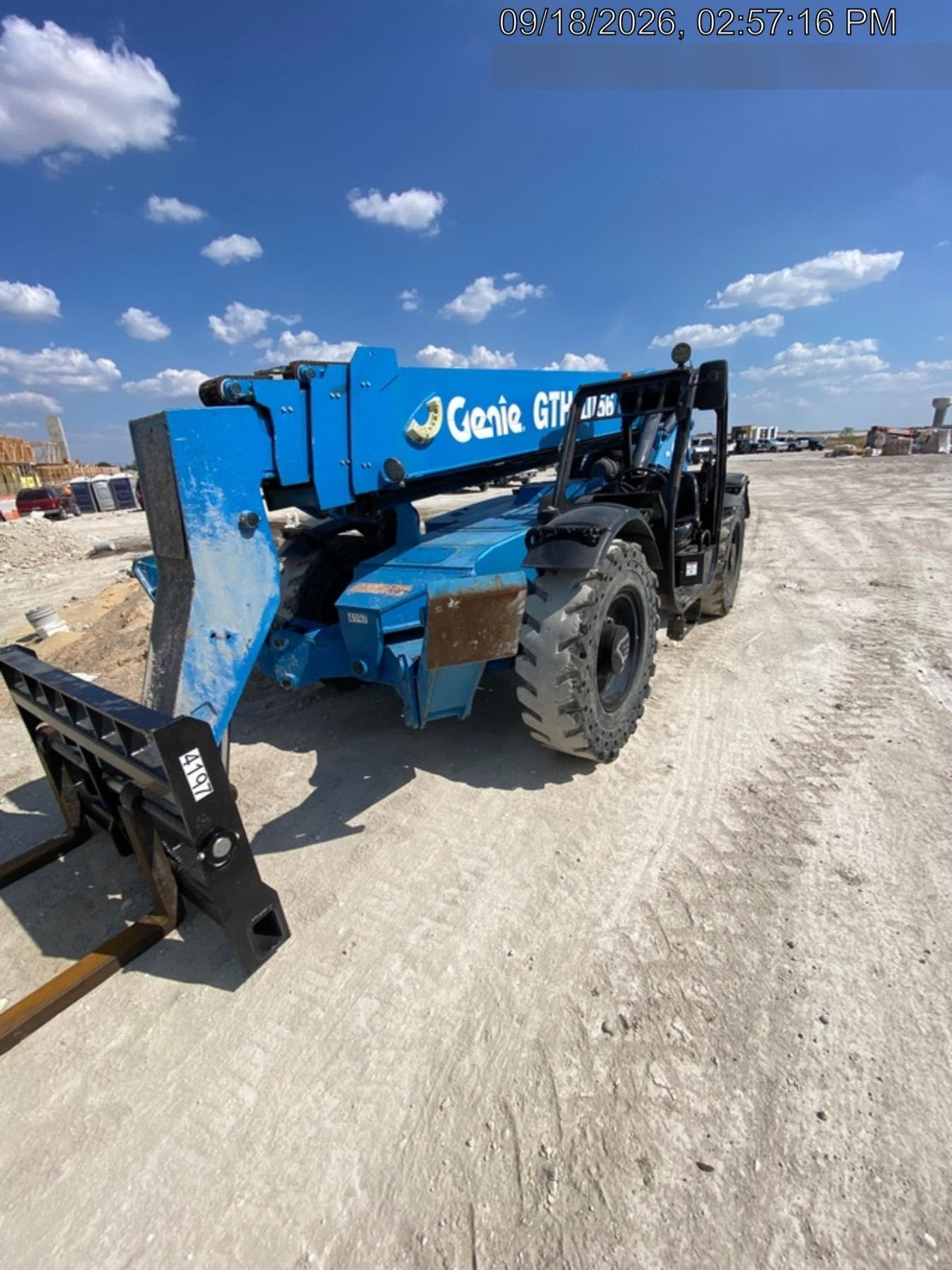 2017 Genie GTH-1056 Genie GTH1056, Solid Tires, 60" carriage, Light Kit, Open ROPS